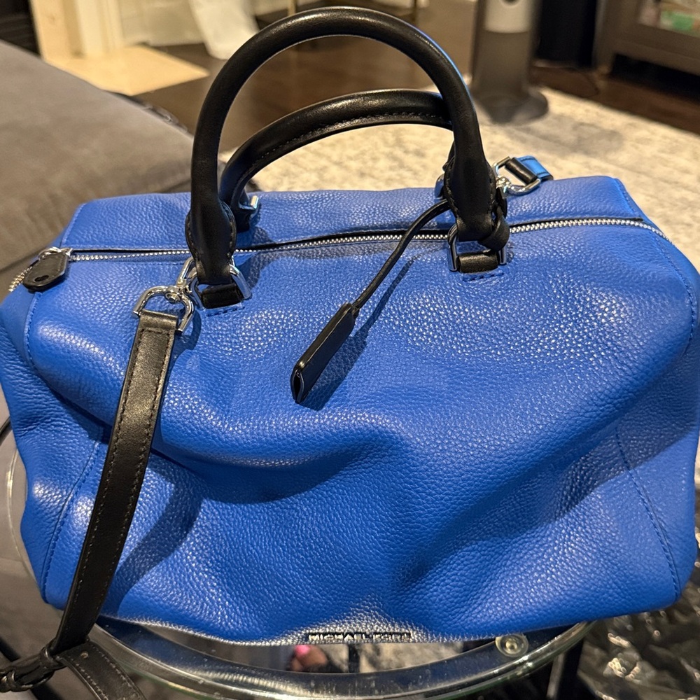 MICHAEL Michael Kors Large Kirby Satchel Electric Blue